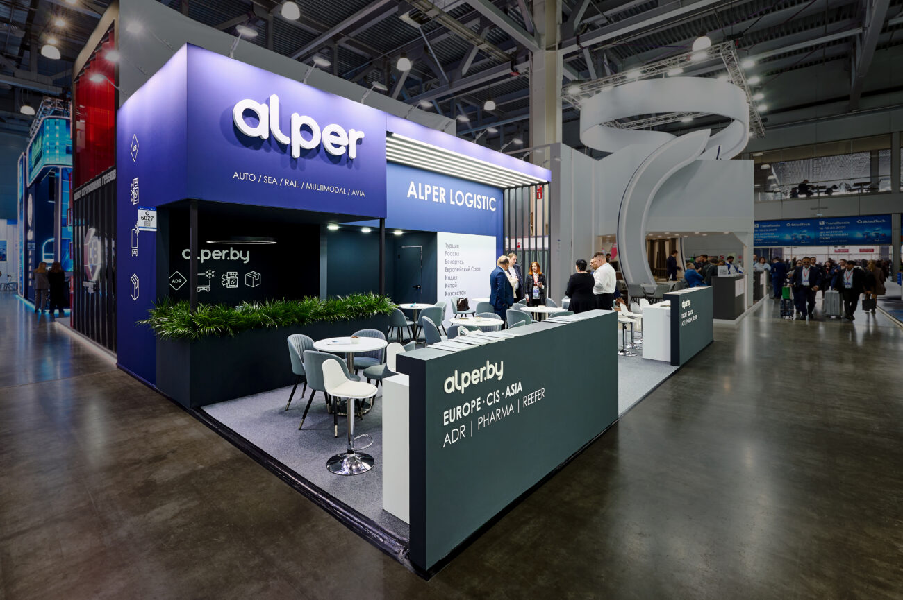 Exhibition stands at TransRussia 14