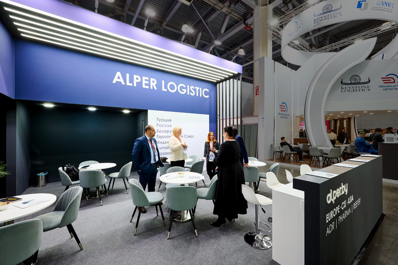 Exhibition stands at TransRussia 15