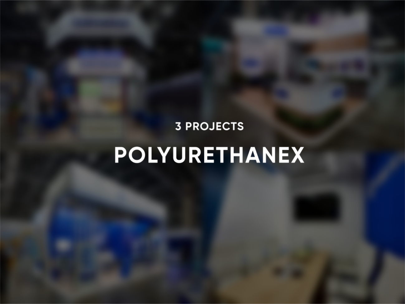 Exhibition stands at Polyurethanex